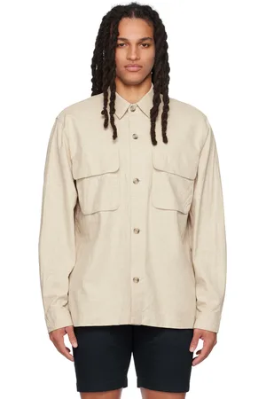 Vince Beige Buttoned Jacket