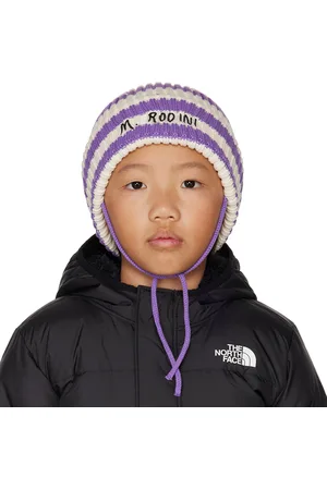 Mini Rodini Kids & White Stripe Beanie