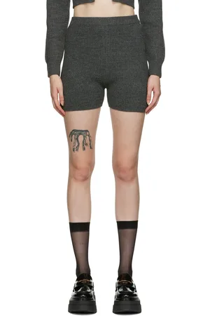 Alexander Wang Gray Wool Shorts