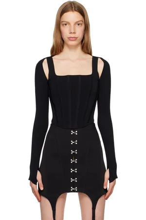 DION LEE Corset Long Sleeve T-Shirt