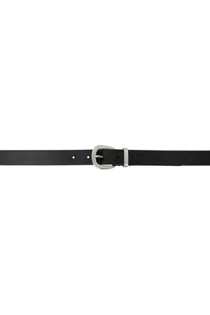 Paul Smith Black Smooth Leather Belt