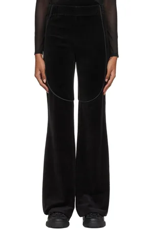 Alexander McQueen Black Piping Leggings