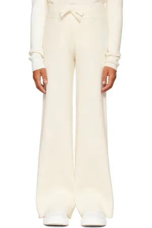 Maison Margiela Kids Off-White Wide-Leg Lounge Pants