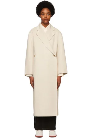 By Malene Birger Off-White Ayvian Double-Breasted Coat