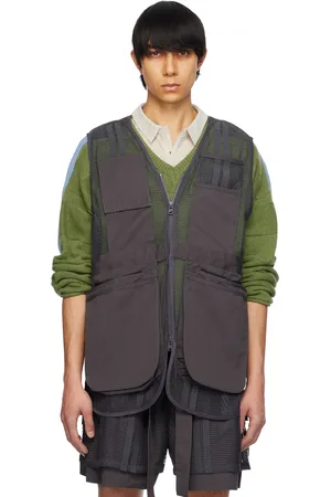 F/CE Gray Paneled Vest