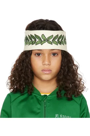 Mini Rodini Kids Off-White Fleece Laurel Wreath Headband
