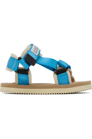 SUICOKE Kids Blue & Beige DEPA-2 Sandals