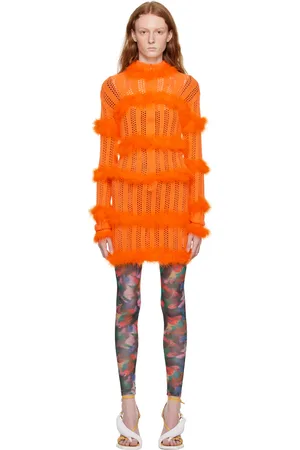Sinead Gorey Hole Punch Faux-Fur Minidress