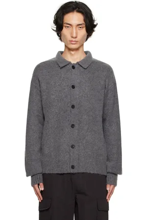 Wynn Hamlyn Gray Button Cardigan