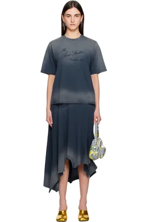 Acne Studios Blue Layered Midi Dress