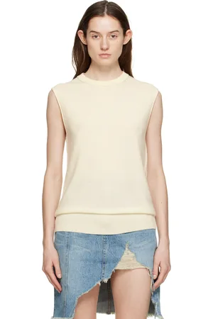 CO Off-White Crewneck Vest