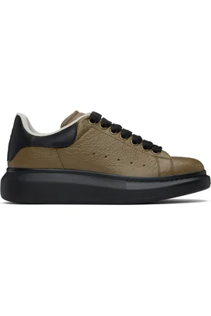 Alexander McQueen Khaki & Black Oversized Sneakers