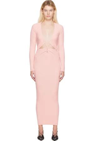 Wynn Hamlyn Pink Linda Maxi Dress