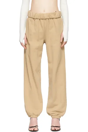 DION LEE Beige Cotton Lounge Pants