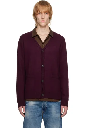 Saturdays NYC Burgundy Michael Cardigan