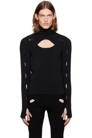 DION LEE SSENSE Exclusive Slash Woven Turtleneck