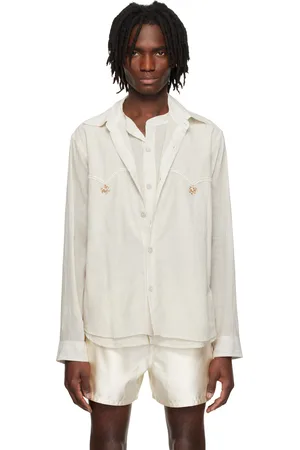 Kartik Research Off-White Double Layer Shirt