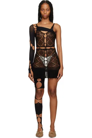 RUI Black Cutout Minidress
