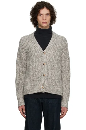 Joseph Gray Rib Cardigan