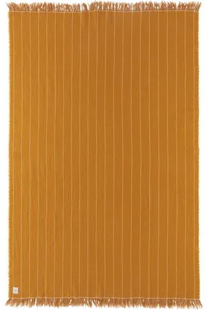 AUDO COPENHAGEN Orange Battus Throw