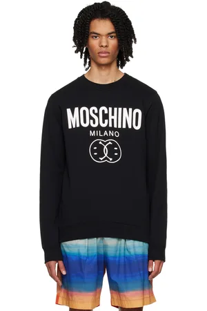 Moschino Black Double Smiley Sweatshirt