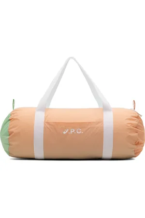 A.P.C. Orange & Green ASICS Edition Gym Duffle Bag