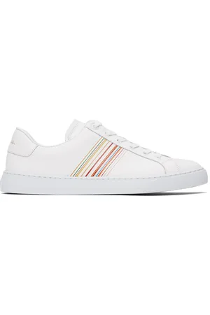 Paul Smith White Leather Hansen Sneakers
