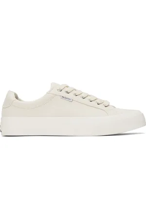 Paul Smith White Canvas Amos Sneakers