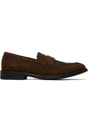 Paul Smith Brown Suede Pierce Loafers