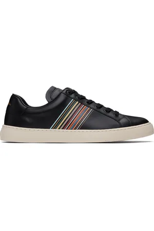 Paul Smith Black Leather Hansen Sneakers