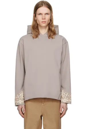 Kartik Research Purple Embroidered Hoodie