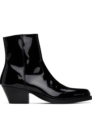 Ernest W. Baker Black Western Boots
