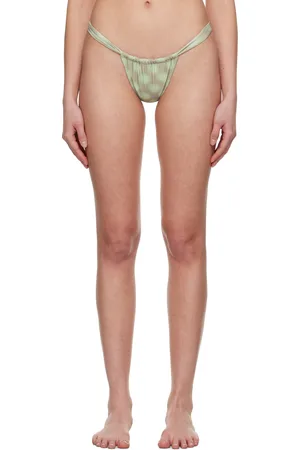 Miaou Gray & Green Bali Bikini Bottom