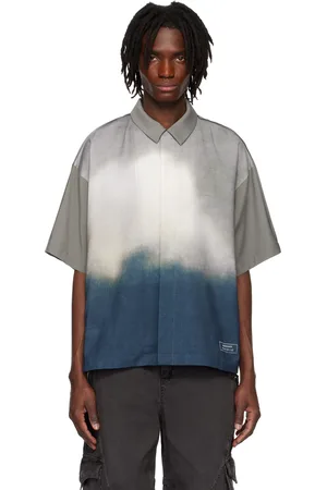 UNDERCOVER Gray & Navy UC1E4404 Shirt