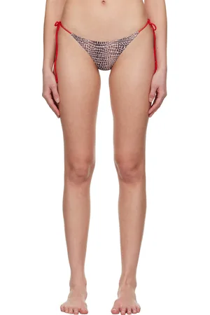 Miaou Brown & Red Kauai Bikini Bottom