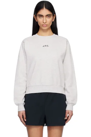 A.P.C. Gray ASICS Edition Stone Sweatshirt