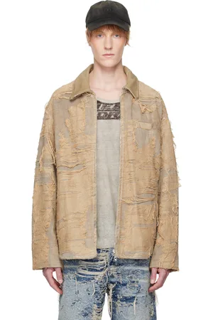 Diesel Beige D-Ivar-Fsg Denim Jacket