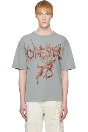 Diesel Gray T-Boxt-R28 T-shirt