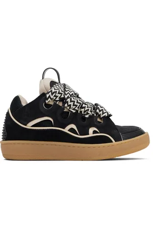 Lanvin SSENSE Exclusive Black Curb Sneakers