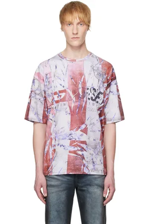 Diesel Red & White T-Boxt-R13 T-shirt