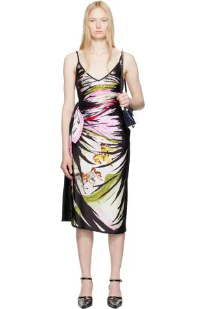 Diesel Black D-Orotys Midi Dress