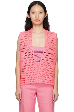 Jacquemus Pink Crochet Vest