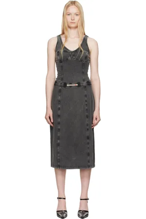 Diesel Gray D-Inny Midi Dress