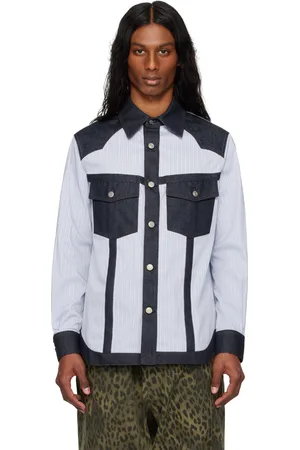 Andersson Bell Denim & Stripe Shirt