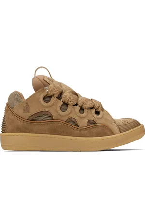 Lanvin SSENSE Exclusive Brown Curb Sneakers
