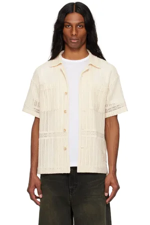 Andersson Bell Beige Jacquard Stripe Shirt