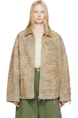 Diesel Tan D-Ivar-Fsg Denim Jacket