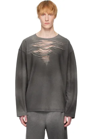 Diesel Gray S-Ruben Sweatshirt