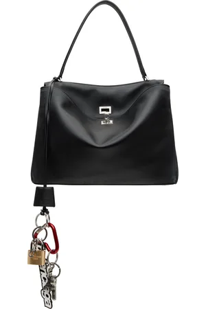 Balenciaga Black Rodeo Medium With One Charm Bag