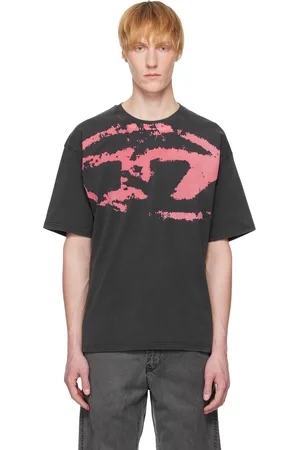 Diesel Gray & Pink T-Boxt-R21 T-shirt